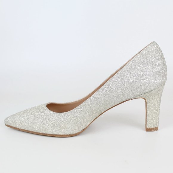 NEW Stuart Weitzman Adria Glitter Coating Pumps | Heels for Party & Wedding - Picture 1 of 16